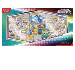 2 x Pokemon Prismatic Evolutions Lucario EX and Tyranitar EX Premium Collection - Image 1