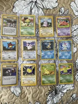 Pokemon Card Bundle CCG Neo Genesis Era 24 Cards Most 1st Edition TCG 90’s - Image 1