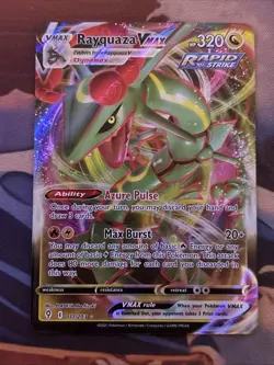 Pokemon Rayquaza VMAX 111/203 SWSH07: Evolving Skies Ultra Rare Holo - Image 1