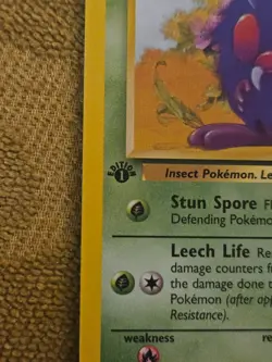 Pokemon Jungle Venonat 63/64 1st Edition - Image 2