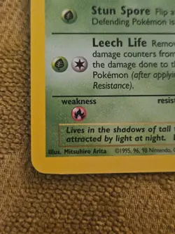 Pokemon Jungle Venonat 63/64 1st Edition - Image 4