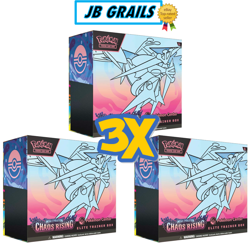 🔥 LOT OF 3x! Chaos Rising Pokemon Center ETB Elite Trainer Box CONFIRMED ORDER - Image 1