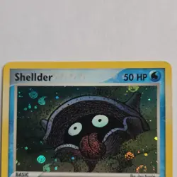 Pokemon Shellder FireRed & LeafGreen 79/112 Reverse Holo 2004 Vintage Card Swirl - Image 5