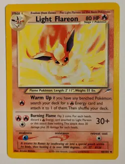 Light Flareon - 46/105 - Neo Destiny - Uncommon - Pokemon TCG - Image 1