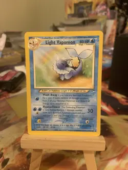Light Vaporeon 52/105 Pokemon Neo Destiny Card - Image 1