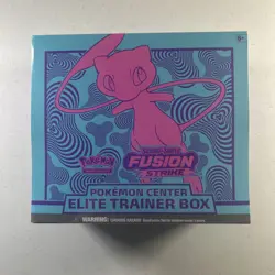 Fusion Strike Pokemon Center Exclusive Sword & Shield Elite Trainer Box ETB NEW - Image 1
