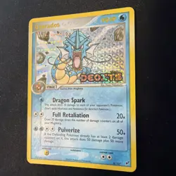 Pokemon Gyarados 8/107 EX Deoxys Reverse Holo Rare 90 HP English 2005 - Image 2