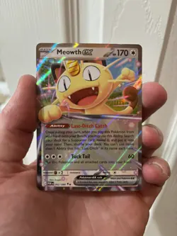 Pokemon TCG Meowth EX Rare Holo. Near Mint. 062/088 Perfect Order - Image 1