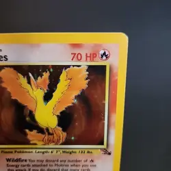Pokemon TCG - Moltres 12/62 Fossil - Rare Holo - WOTC 1999 - LP - Image 2