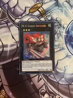 (SRH) Yugioh M-X Saber Invoker ORCS-EN099 Secret Rare 1st Ed VLP - Image 1