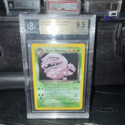 2000 Dark Weezing Holo 14 Pokemon Team Rocket BGS 9.5* - Image 1