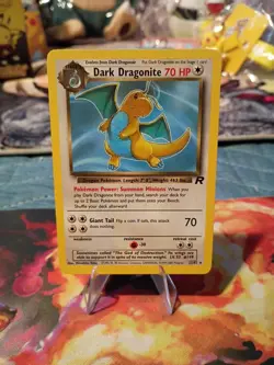 Pokemon Team Rocket Set Dark Dragonite 22/82 - Image 1