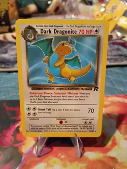 Pokemon Team Rocket Set Dark Dragonite 22/82 - Image 2