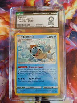 Pokemon TCG Blastoise Graded Guinness World Record Holder - Image 1