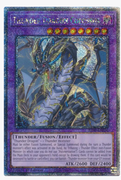 Yugioh! Thunder Dragon Colossus - RA03-EN036 - Quarter Century Secret Rare - - Image 1