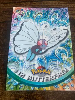 Pokemon Topps TV Animation Edition 1999 #12 Butterfree LP vintage 151 - Image 1