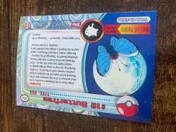 Pokemon Topps TV Animation Edition 1999 #12 Butterfree LP vintage 151 - Image 4