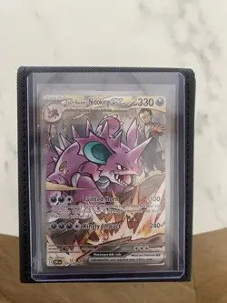 Pokemon TCG Team Rockets Nidoking EX 233/182 Destined Rivals PSA 10 Contender - Image 3