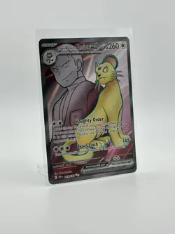 Team Rockets Persian ex 219/182 Ultra Rare Pokemon TCG Destined Rivals - Image 3