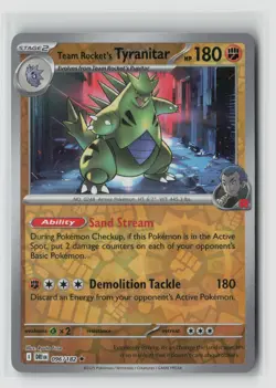 TEAM ROCKET'S TYRANITAR 096/182 DESTINED RIVALS REVERSE HOLO POKEMON TCG NM - Image 1
