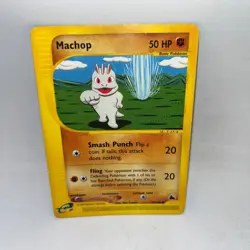 Machop 74/144 Common Skyridge Pokemon Moderately Played - Image 1