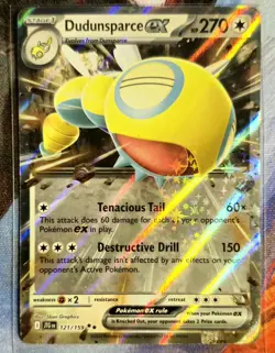 Pokemon TCG Dudubsparce EX 121/159 Journey Together Pack Fresh! - Image 1