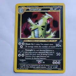 Pokemon Tyranitar 12/75 Neo Discovery Holo Rare Stage 2 2001 English - Image 1