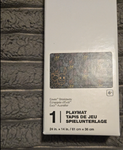 Pokemon Center Eevee Breakaway Playmat 24in x 14in TCG Accessory - Image 1