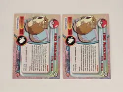 2000 Topps Pokemon #20 Raticate Holo + Non Holo TV Animation Edition Blue Logo - Image 2