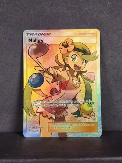 NM - Mallow Full Art Trainer Holo 145/145 Pokemon Unbroken Bonds TCG - Fast Ship - Image 2