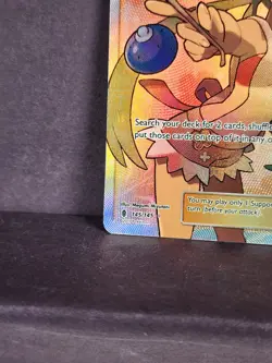 NM - Mallow Full Art Trainer Holo 145/145 Pokemon Unbroken Bonds TCG - Fast Ship - Image 3