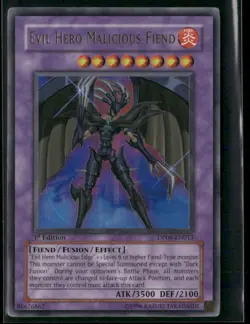 Evil Hero Malicious Fiend DP06-EN013 1st Edition - Yu-Gi-Oh! TCG Ultra Rare - Image 1