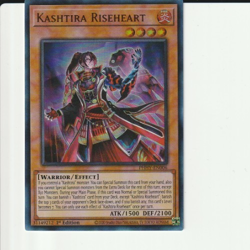 YUGIOH HOLO CARD KASHTIRA RISEHEART PHHY EN006 1ST EDITION - Image 1