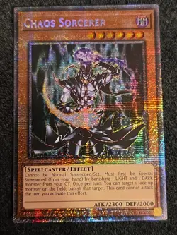 Yugioh! Chaos Sorceror MP25-EN019 Starlight Rare 1st Edition Near Mint - Image 1