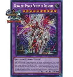 Yugioh! 1x Nerva the Power Patron of Creation DUAD-EN033 Secret Rare 1st Ed NM - Image 1