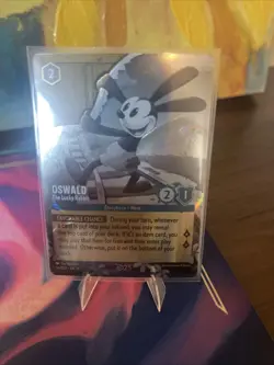 LORCANA OSWALD D23 PROMO - THE LUCKY RABBIT GEM MINT 06/D23 EN - Image 1