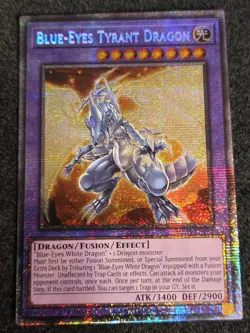1x (M/NM) Blue-Eyes Tyrant Dragon MP25-EN042 Starlight Rare 1st Edition Yugioh - Image 1