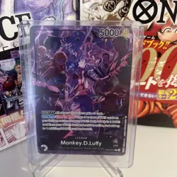 One Piece TCG Monkey.D.Luffy OP09-061 Leader 2nd Anniversary Edition English Alt - Image 1