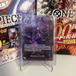 One Piece TCG Monkey.D.Luffy OP09-061 Leader 2nd Anniversary Edition English Alt - Image 2