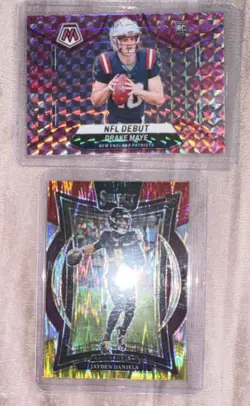 Panini Select & Mosaic NFL Rookie Cards Jayden Daniels Drake Maye 2024 Lot - Image 4