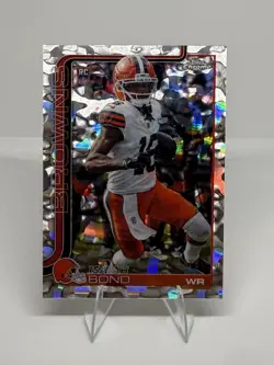 Isaiah Bond #341 Topps Chrome 2025 Football FDI Molten Mercury Refractor /6 - Image 2