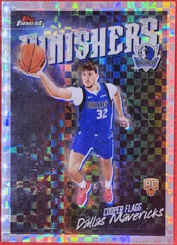 2025-26 Topps Finest - Finishers Cooper Flagg #FI-8 Geometric Refractor (RC) - Image 1