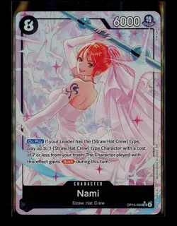 Nami () (Alternate Art) Foil SR Adventure on Kami's Island OP15-086 NM - Image 1