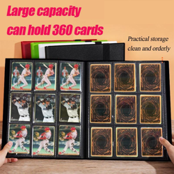 Trading Card Binder Holder, 9-Pocket Sports Card Collector Binder Album for TCG, - Image 3