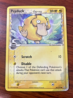 Pokemon card - Psyduck 81/110 - Delta Species- Holon Phantoms 2006 - Non Holo - Image 1