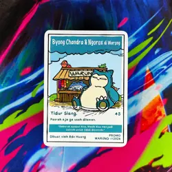 Pokkedo x Warung Promo (2nd) - IDN Card Shop - Pokemon Custom Fanart Parody - Image 1