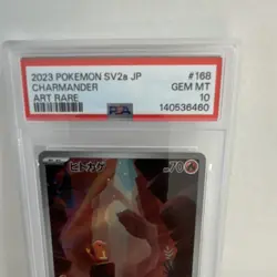 Pokemon Charmander SV2a 168/165 Art Rare Holo PSA 10 Japanese Card 2023 - Image 4
