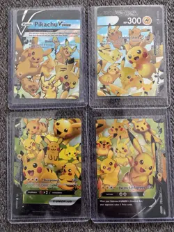 Pokemon Pikachu V-Union 4 Card Lot Nintendo English Regular SWSH139-142 - Image 1
