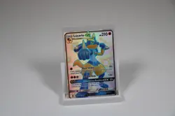 2019 Pokemon Hidden Fates Shiny Vault Card: Lucario GX (SV64/SV94) -Small Crease - Image 1