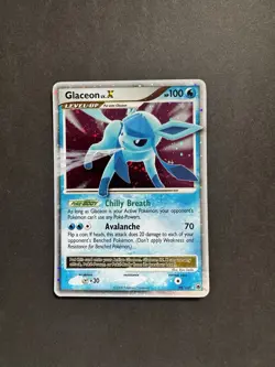 Glaceon LV.X 98/100 Majestic Dawn Holo Pokemon Card - Image 1